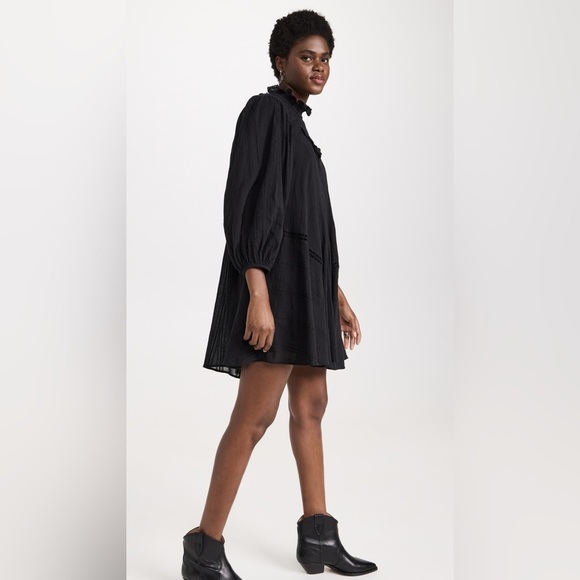 Isabel Marant Isma Mini Dress Black NWT - Picture 2 of 12